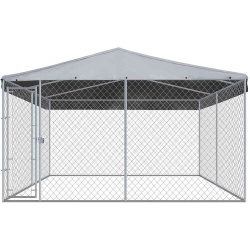  Zunanji pasji boks s streho 382x382x225 cm Slike