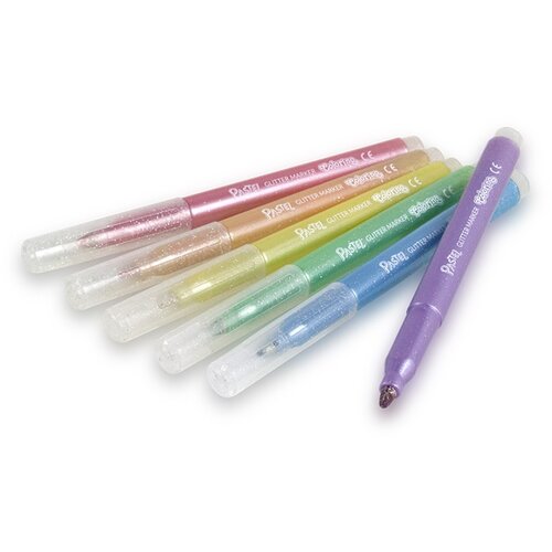 Colorino Pastelni markerji z ble&amp;scaron;čečim učinkom, pakiranje 6 kosov Slike