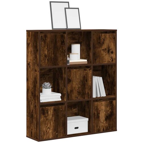 VidaXL Regal za knjige boja hrasta 89x24x101,5 cm konstruirano drvo Slike