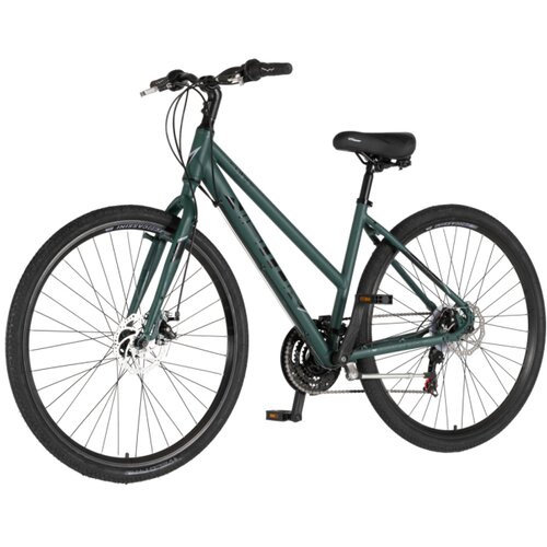 Visitor bicikl city ridge 28" alu 17" disk dupli 18 brzina 167-192cm(l/xl) zeleni mat 1282082 Cene