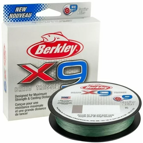 Berkley x9 Braid Low Vis Green 0,10 mm 9,0 kg 150 m