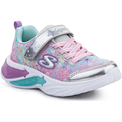 Skechers Sandali & Odprti čevlji S Lights Star Sparks Silver/Multi 302324L-SMLT Večbarvna Cene