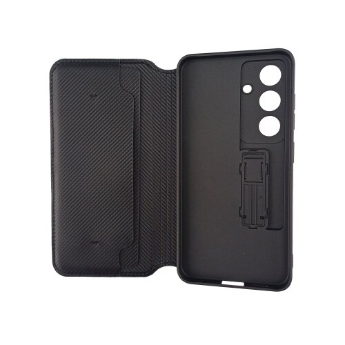 PREKLOPNA FUTROLA ELEGANT HOLSTER Samsung S25 KARBON Slike