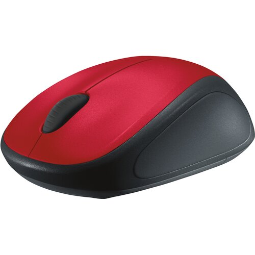 Logitech M235 Bežični optički mi&scaron;, Za levoruke i desnoruke, Crno-crveni Cene