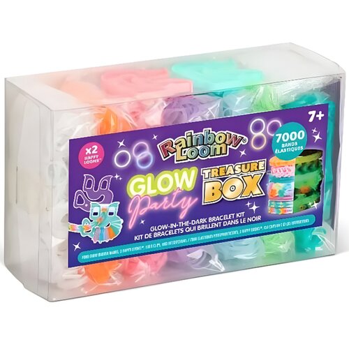 Mga Entertainment Rainbow Loom: Set za izradu narukvica od gumica koje svijetle u mraku Slike