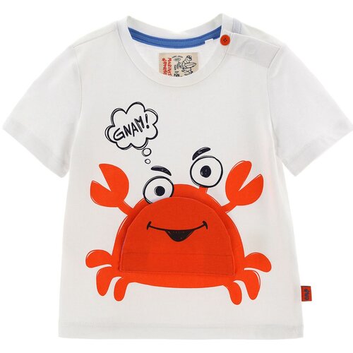 Original Marines majica DBP0261NM_Bianco01 bela F 3-6 MONTHS Cene