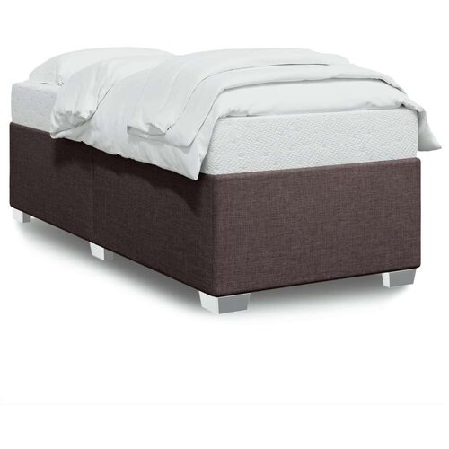 VidaXL okvir za krevet tamnosmeđi 100x200 cm od tkanine Slike