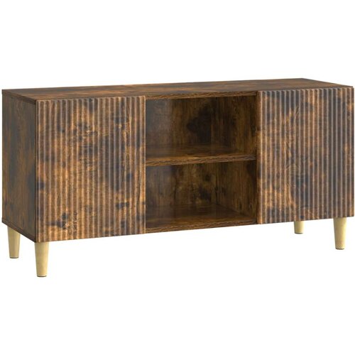 TV omarica Dimljen hrast 102 x 34,5 x 50 cm Inženirski les, (5000238904) Cene