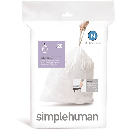 simplehuman Vreće za smeće 20 kom 50 l – Cijene