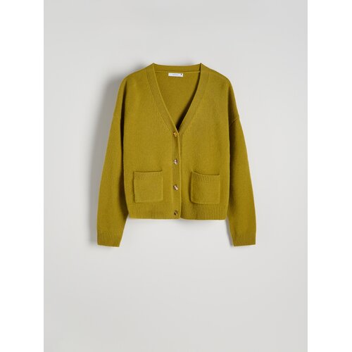 Reserved LADIES` SWEATER - maslinasto Cene
