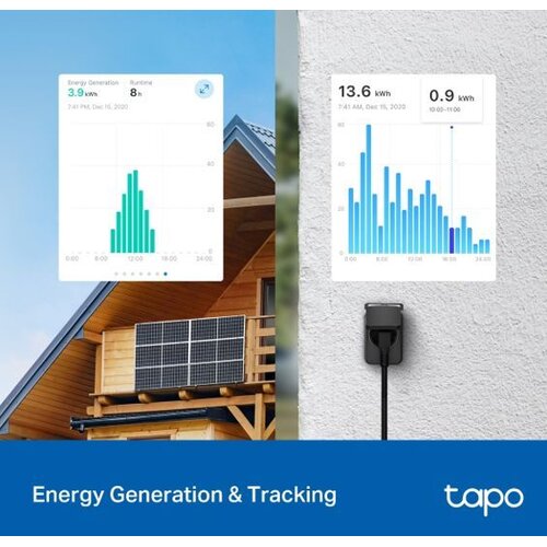 TAPO P410M pametna zunanja Wi-Fi vtičnica s podporo podporo Matter Slike