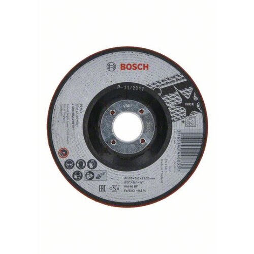 Bosch Polugipka brusna ploča 2608602218, WA 46 BF, 125 mm, 3,0 mm ( 2608602218 ) Slike
