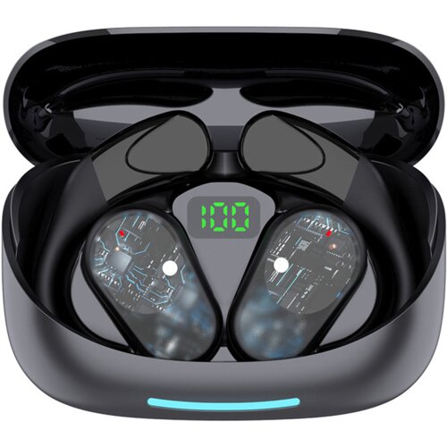 Venisymlis Slušalke Bluetooth 5.3, 68 ur predvajanja, LED zaslon, nizki toni, šport, over-ear, (22102470) Cene