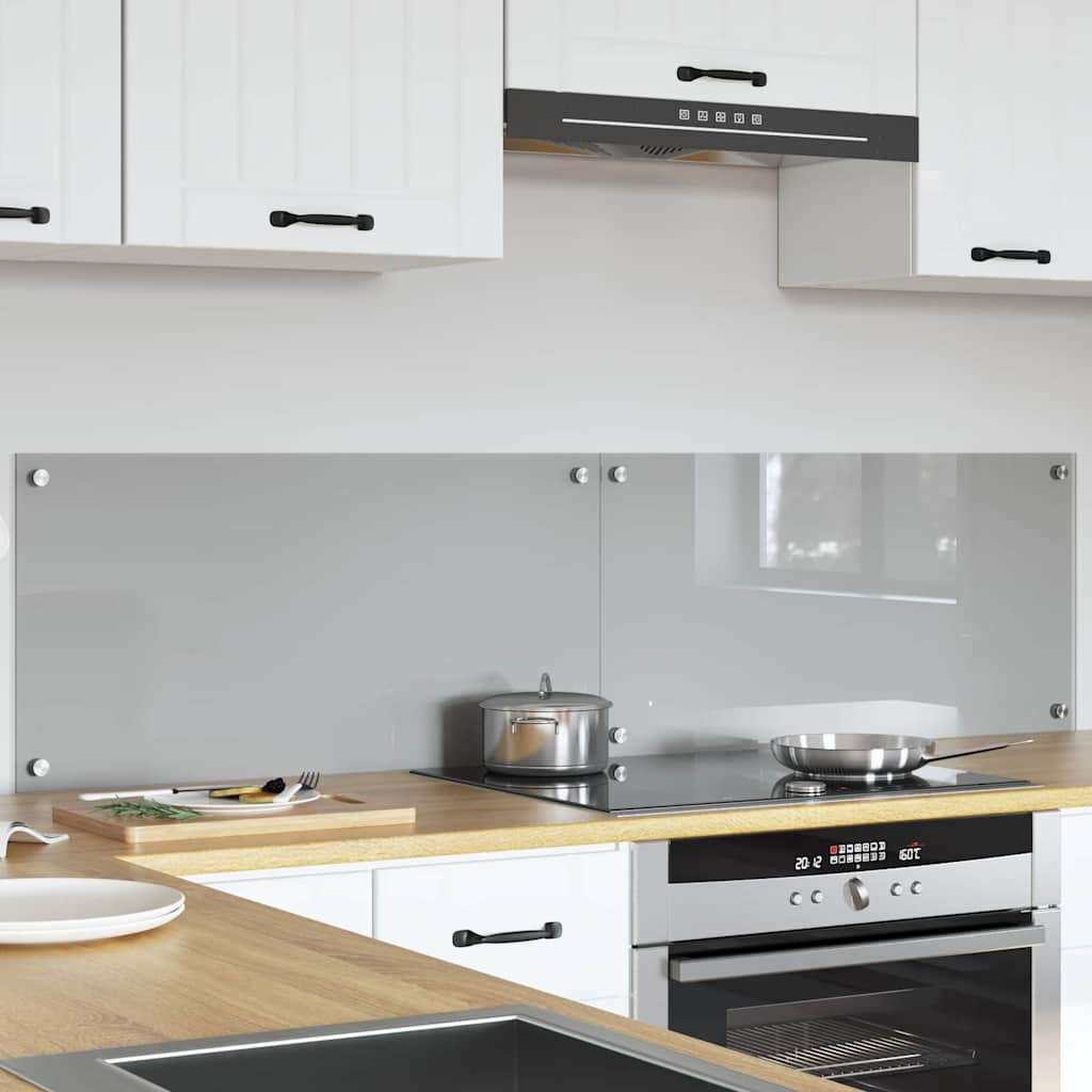  Kuhinjska za&amp;scaron;tita 2 pcs Svijetlo siva 80 x 40 cm Slike