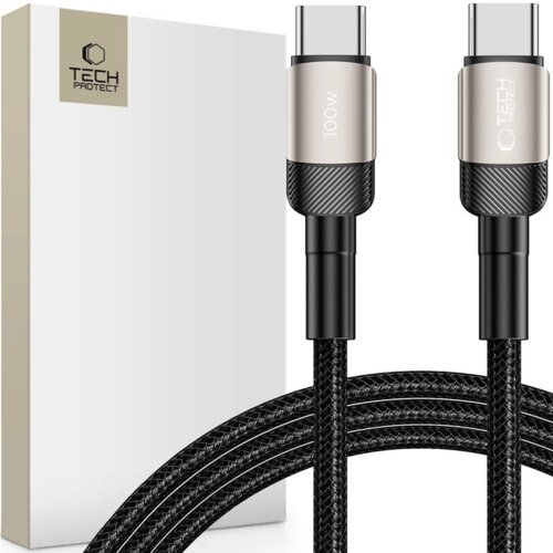 TECH-PROTECT ULTRABOOST EVO KABEL TIP-C PD100W/5A 200CM TITANIJ, (21980692) Cene