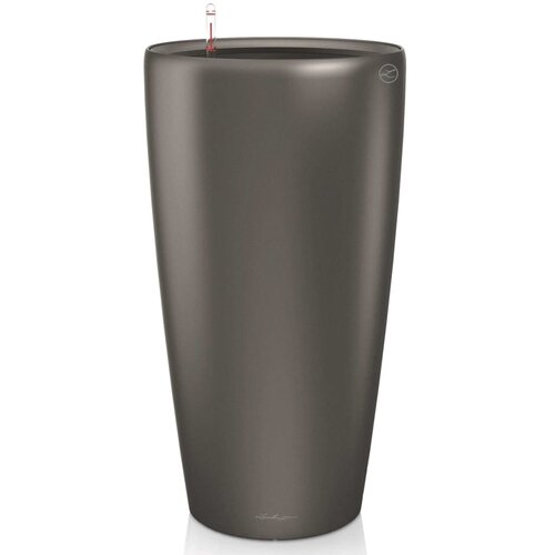 LECHUZA Cvetlično korito Rondo 40 ALL-IN-ONE kovinsko ogljene barve, (20981168) Slike