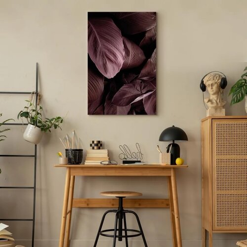  Slika - Velvet Leaves (1 Part) Vertical 60x90 Slike