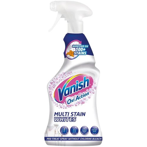 Vanish Sprej za tretiranje fleka pre pranja za beli ve&amp;scaron;, Oxi Action Whites, 500 ml Slike