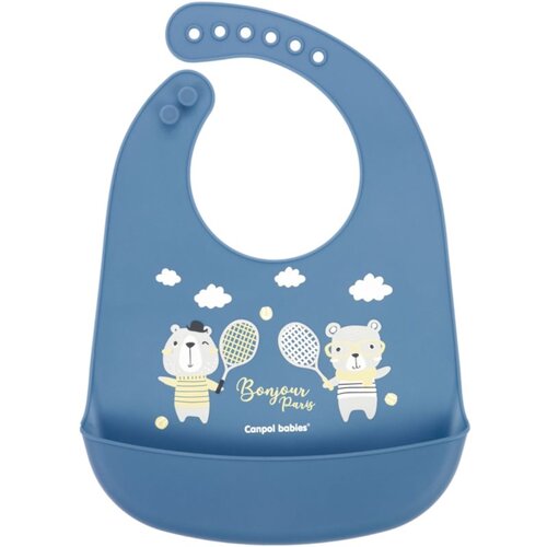 Canpol Bonjour Paris Bibs slinček Blue 1 kos Cene