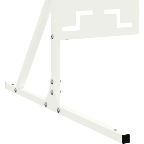 VidaXL metalni panel ograde Bijela Metal Veliki Dekorativni umetci Slike