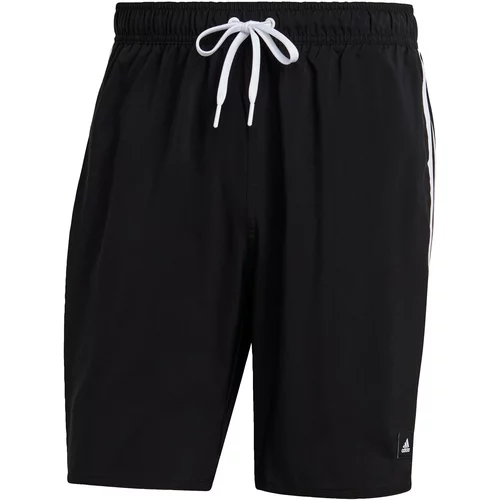 ADIDAS SPORTSWEAR Športne kopalne hlače '3-Stripes Clx' črna / bela