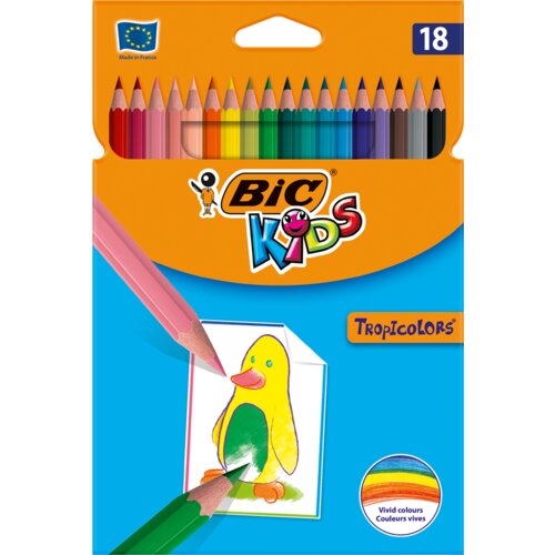  Bic Kids Tropicolors svinčniki 18 barv, (20651570) Cene