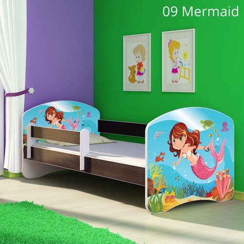  Dječji krevet ACMA s motivom, bočna wenge 160x80 cm 09 Mermaid Cijene
