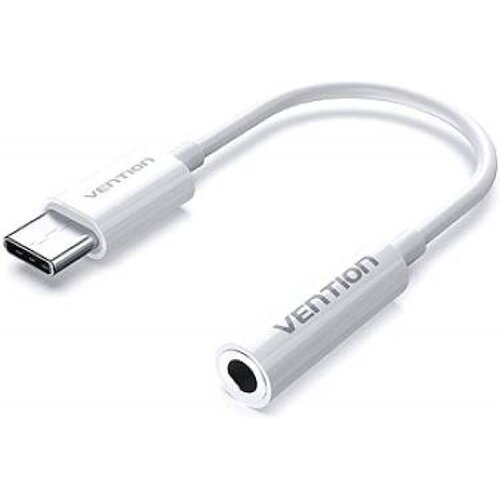 Vention USB-C Male to 3.5MM Earphone Jack Adapter 0.1M White Slike