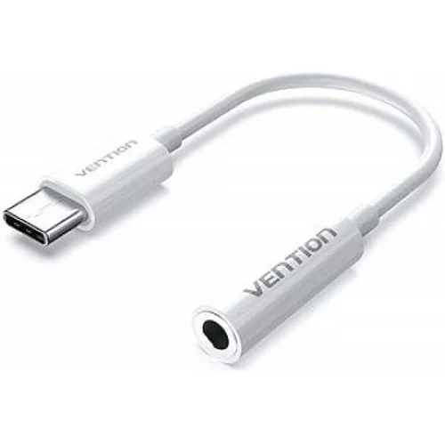 Vention USB-C Male to 3.5MM Earphone Jack Adapter 0.1M White