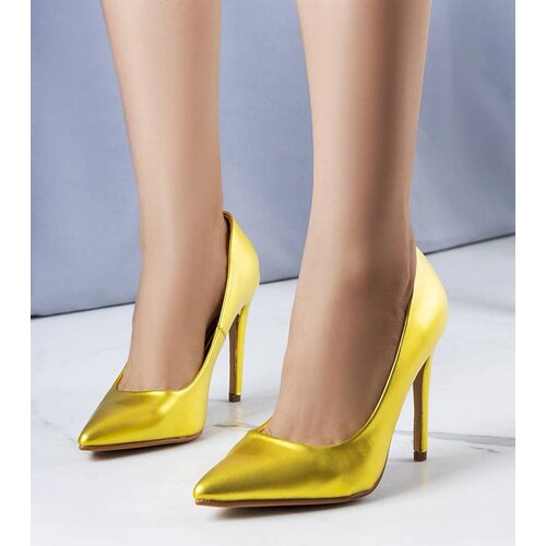 Gemre Yellow Stiletto Pumps Malakai Cene
