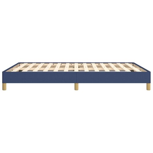  Okvir za krevet bez madraca plavi 140 x 200 cm od tkanine Slike