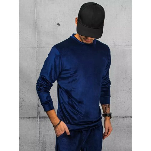 DStreet BX5531 men's navy blue sweatshirt Slike