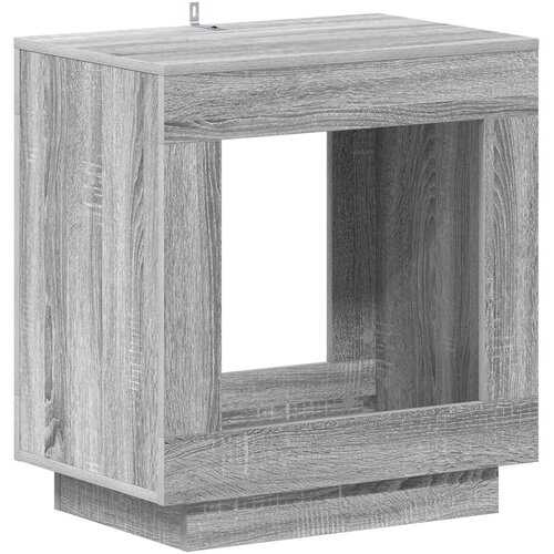  Bocni stol Siva sonoma 60 x 40 x 65 cm Konstruirano drvo Slike
