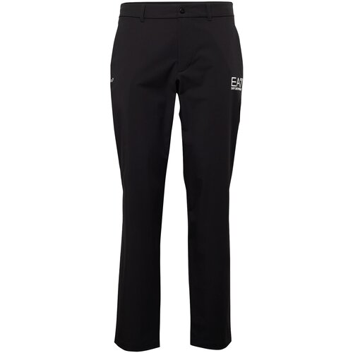 Ea7 Emporio Armani Hlače črna / bela Slike
