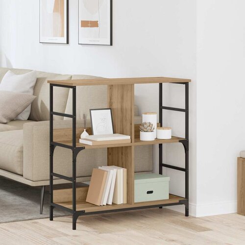 vidaXL Polica hrast artisan 78.5 x 33 x 82 cm Konstruirano drvo Cijene