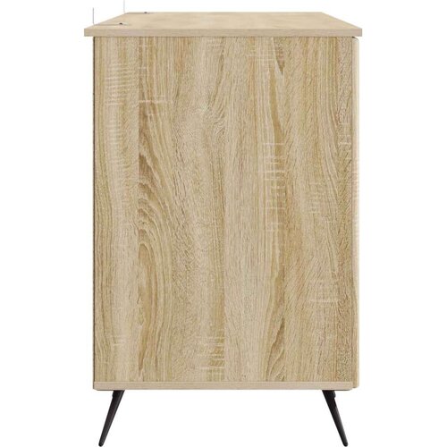  Stol Hrast sonoma 142 5 x 50 x 75 cm Konstruirano drvo - Hrast sonoma Slike