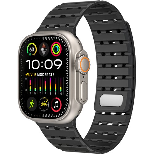 INF zračni magnetni pas za apple watch series 1-9 generations 42/44/45 mm black, (21730042) Cene