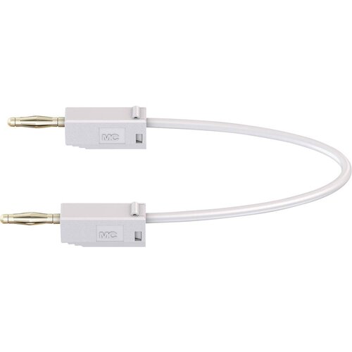 St&amp;auml;ubli Merilni kabel (lamelni vtič 2 mm - lamelni vtič 2 mm) 0.60 m bele barve MultiContact LK205, (20422234) Slike