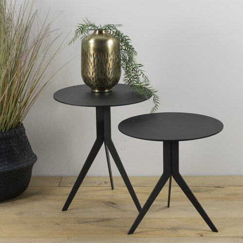 Spinder Design Kovinska okrogla stranska mizica &amp;oslash; 38 cm Daley &amp;ndash; Slike