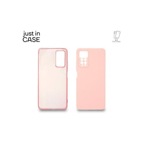 Just In Case 2u1 extra case mix plus paket maski za telefon redmi note 12 pink Slike