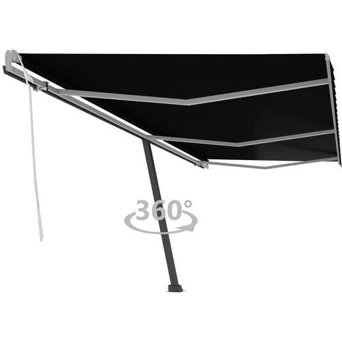 vidaXL Prostostoječa ročno zložljiva tenda 600x300 cm antracitna Cene