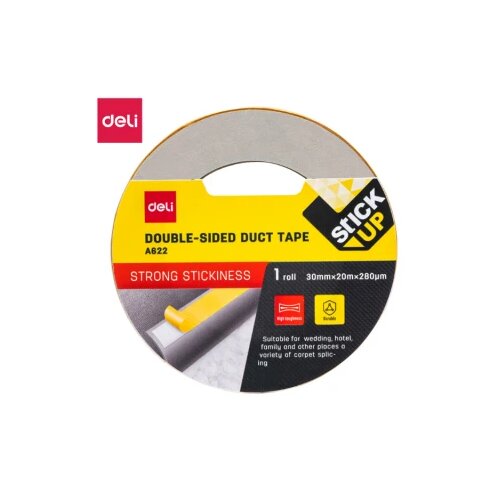 Deli OBOSTRANO LEPLJIVA DUCT TRAKA 30mmX20m - 280mic EA622 Cene
