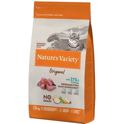 Nature's Variety Hrana za sterilisane mačke Sterilised Original gain Free, Tuna, 1.25 kg Cene
