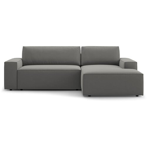 Micadoni Svijetlo siva sklopiva kutna garnitura od boucl&amp;eacute; tkanine (s desnim kutom) Jodie &amp;ndash; Home Slike