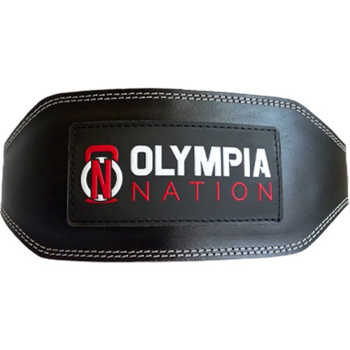 OLYMPIA NATION kožni kaiš za vežbanje s, crni Slike