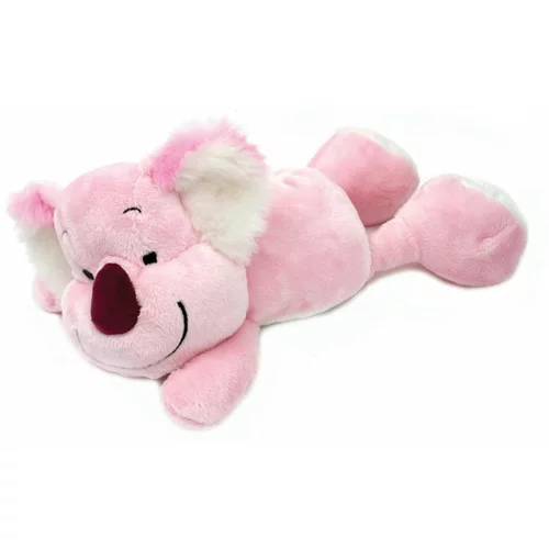  Plišasta igrača, ležeča koala, 20 cm, roza
