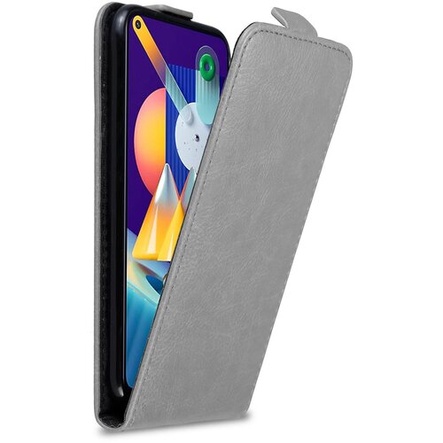 Cadorabo Ohi&scaron;je, združljivo z Samsung Galaxy A11 / M11 v titanovo siva - Za&scaron;čitni ovitek v obliki flipa z magnetnim zapiranjem, (20562081) Cene