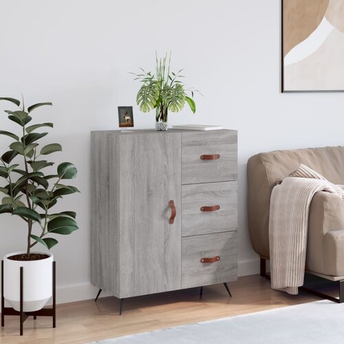 VidaXL Komoda boja hrasta sonome 69 5 x 34 x 90 cm konstruirano drvo Slike