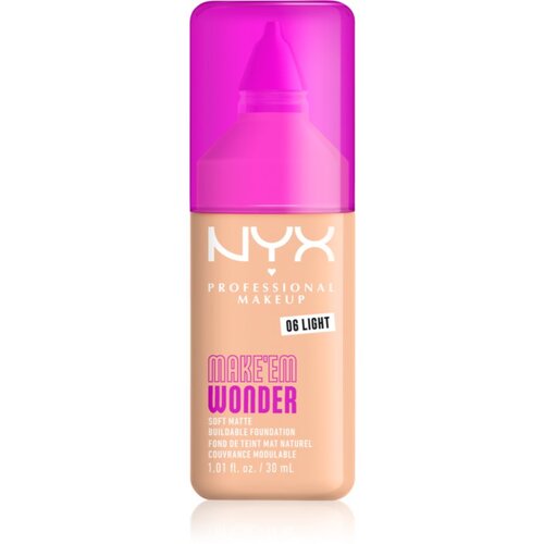 NYX Professional Makeup Make &lsquo;Em Wonder blagi matirajući puder nijansa 06 Light 30 ml Cijene
