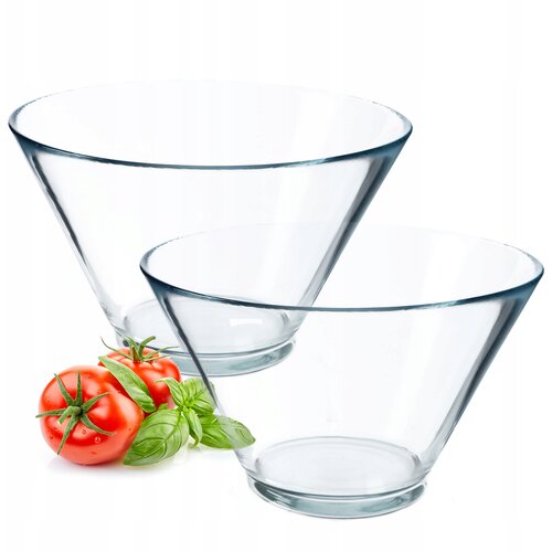 KADAX Skleda za solato Steklena skleda 17 cm Komplet 2 solatnih skled, (5000352001) Slike